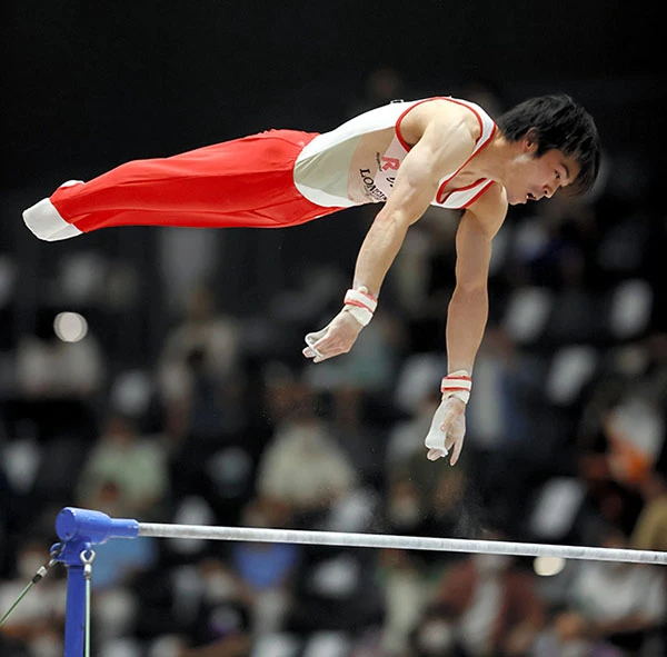 Uchimura on high bar